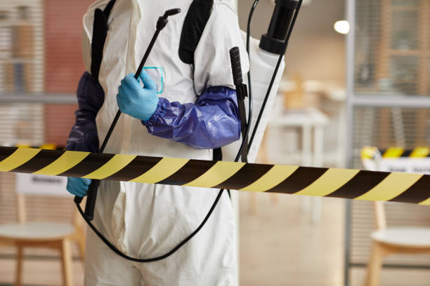 Professional Biohazard Cleanup technician working in Altoona, FL